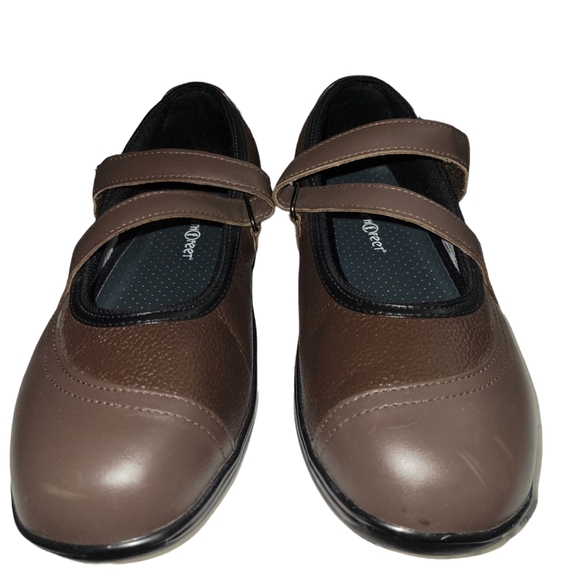 OrthoFeet Women's Supportive Leather Sarasota Beach Mary Jane Style Brown Sz 11 - Picture 3 of 13